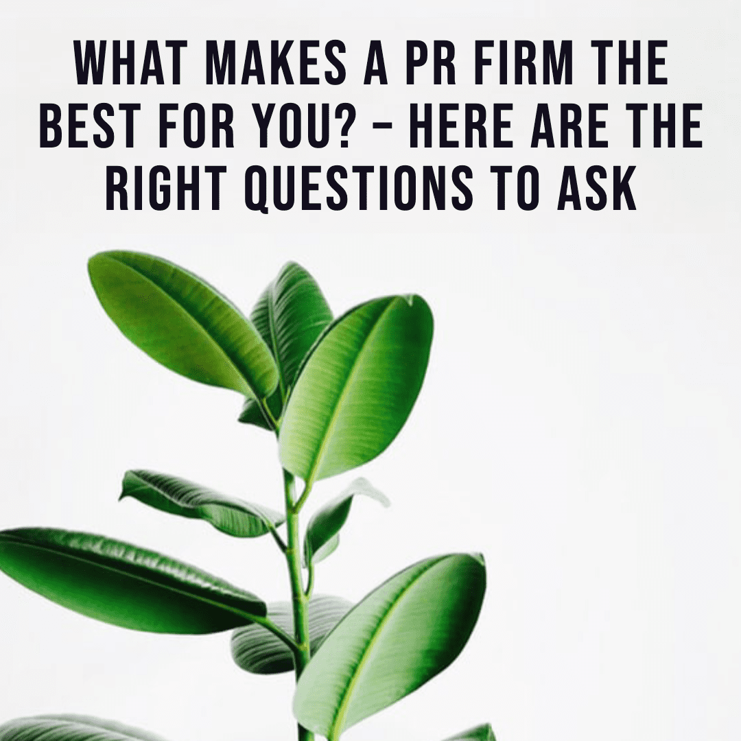 What Makes a PR Firm The Best For You?